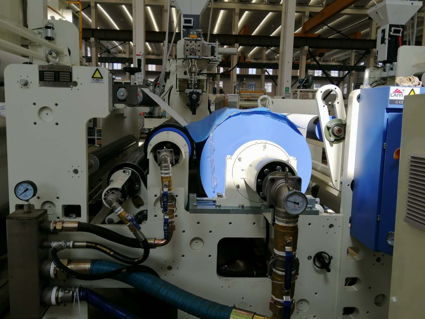 PE EVA Coating PET 1550mm Double Sided Film Laminating Machine