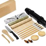 Kitchen Sushi Rolling Mats Hardware Luxury Bamboo Sushi Making Fast Food