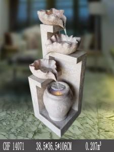 Quality Outdoor Three Lotus Waterfall Garden Feature wholesale