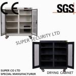 Stainless Dual Digital Auto Dry Cabinet Double Door For Business