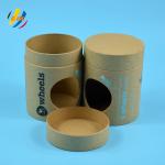 FDA EMEI Kraft Paper Tube Packaging With Lid