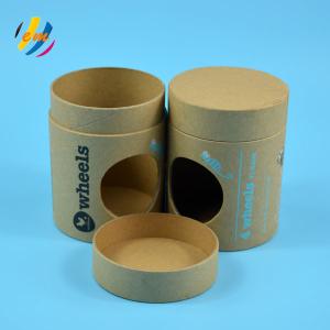Quality FDA EMEI Kraft Paper Tube Packaging With Lid wholesale