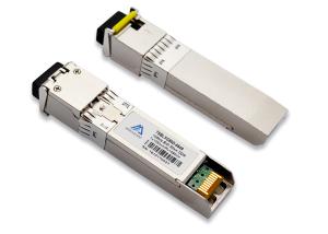 Quality BIDI 10G SFP+ ZR BD 80km TX1550nm / RX1490nm LC DDM Module Hot Pluggable wholesale