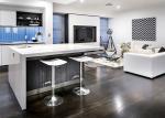 NS / AS Luxury Modern Villa Prefab Homes Light Steel Frame Structure