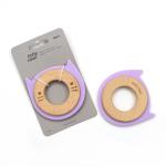 Sensory Cat Shaped Wooden Silicone Ring LFGB Chew Toys For Teething Babies