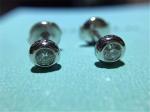 Luxury jewe factory Diamond Stud Earrings 18k gold white gold yellow gold rose