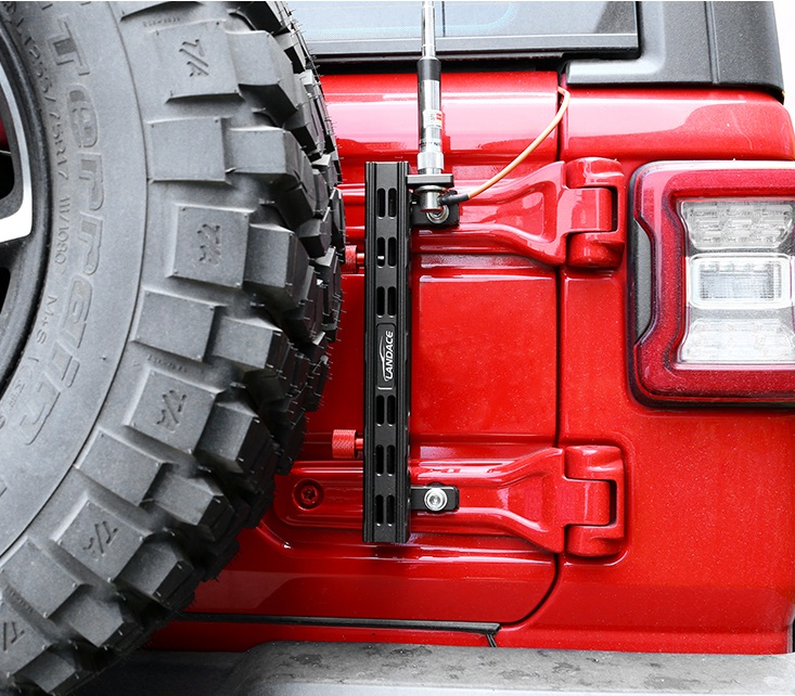 323X78X86mm Convenient Function Aluminum Alloy Flagpole Bracket for Car Accessories