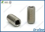 A2 Stainless Steel M4 Socket Set Screw with Flat Point