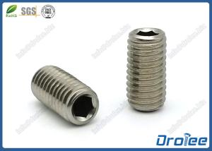 China A2 Stainless Steel M4 Socket Set Screw with Flat Point on sale
