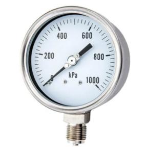 Quality 100mm 3.15&quot; Stainless Steel Liquid Filled Pressure Gauge Glycerin Filled Manometer wholesale