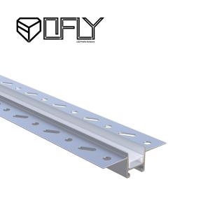 Quality 17mm Rimless Aluminum Led Profile , Opal Led Strip Light Aluminum Channel wholesale