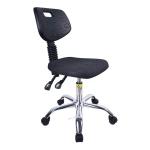 Adjustable ESD PU Leather Chair Industrial Polished Finish Lab Stools With
