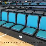 STUNITY Indoor Multisports PP Telescopic Bleacher Seats