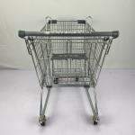 Australian Type Supermarket Shopping Trolley 125L Grocery Trolley Cart With PU