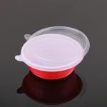 1000ml Round Disposable Plastic Food Box With Lids Soup Noodle Bowls Meal Prep