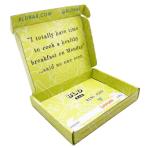 Cardboard Paper Apparel Shipping Boxes Custom Logo Double Sides Printed