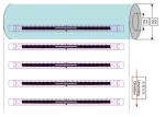 Double Side Adhesive RFID Wet Inlay M4QT Chip Release Paper
