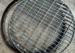 Galvanized Pressed Locked Steel Grating Trench Cover / Stainless Steel Drain
