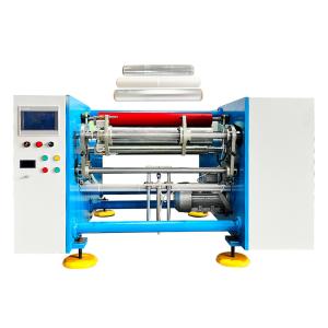 Quality Household Semi Automatic Two Shafts Aluminum Foil Rewinding Machine with 380v Voltage wholesale