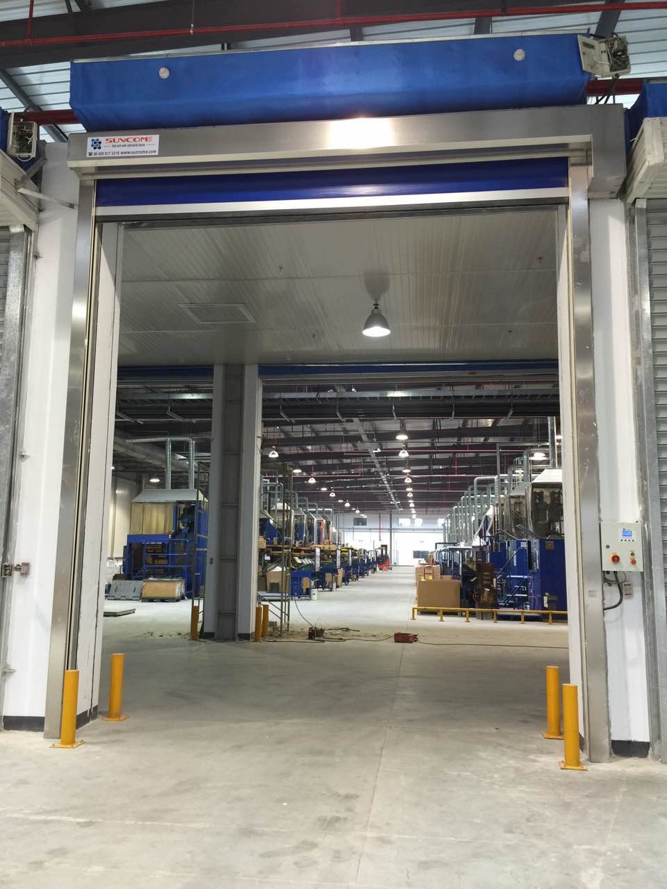 Quick Interior Roller Shutter Doors For Warehouse , High Speed Rolling Shutters