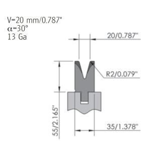 Quality Adjustable Press Brake Groove Mold Bottom Tools 45-50HRC wholesale