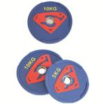 Superman Competitive Barbell Pieces , Combination Barbell Pieces Gym PU Coated