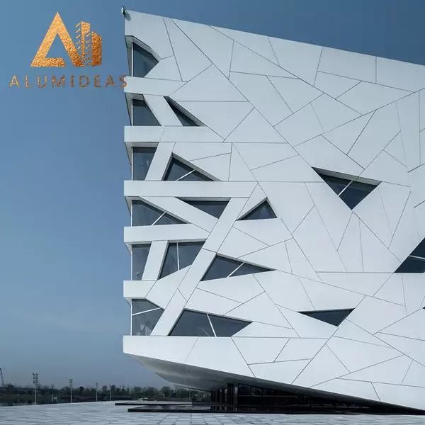 White Perforated Metal
