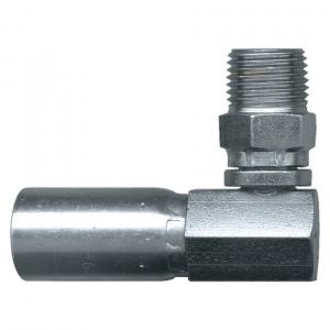 Quality EN853 1SN Bulk Hydraulic Hose Fittings Hydraulic 90 Degree Swivel wholesale