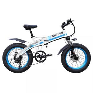 Quality Disc Brake 20 Inch Folding Electric Bike , Brushless Geared 500w Fat Tire Ebike wholesale