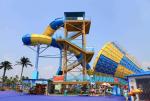 18m Height Big Adult Water Slide Outdoor Fiberglass Speaker Shape