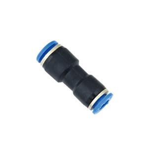 Quality PG Two Way Straight Thread Die - down Brass Nickel Plated Pneumatic Tube Fitting wholesale