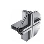 Powder Coating 1.5m 2.8mm Glazed Aluminum Curtain Walls