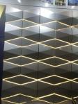 Fireproof Safe 3D shape Aluminum Plastic Laminate Sheet , Aluminum Wall Panels