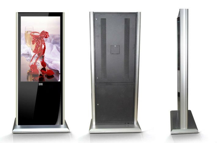 42inch alone standing digital LCD wifi TV for video advertising totem