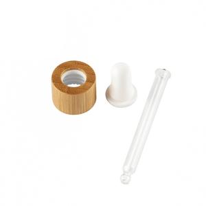 Quality Essence Oil Bottle Cosmetics Bottle Bamboo Dropper Tops 0.25ml 0.5ml wholesale