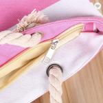 ODM stripe promotional Cotton Fabric Bag For Supermarket Shopping