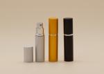 5ml Gold Aluminum Refill Glass Spray Bottles Perfume Silk Screen Printing
