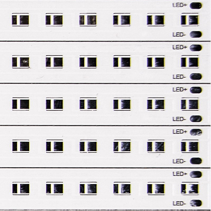 Thermal Expansion OSP 3mil Round LED PCB Board For LED Lighting