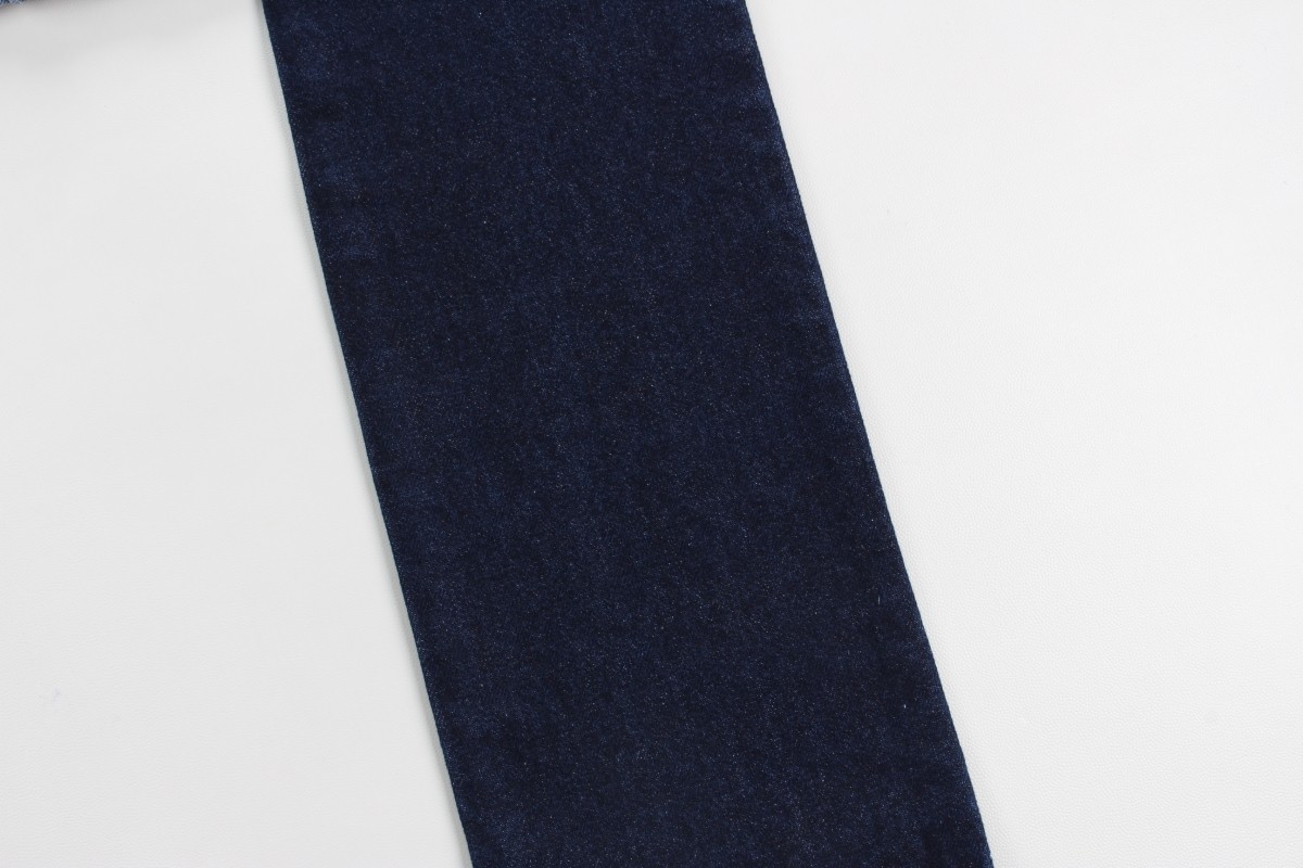 Wholesale 100% Cotton Dark Blue Rigid Denim Fabrics For Jeans