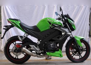 Quality High Speed Motorcycle Racing Bike Classic Green Color Electric / Kick Start wholesale