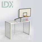 New Design Steel Basketball Hoop With Soccer Goal Innovative Sport Equipment