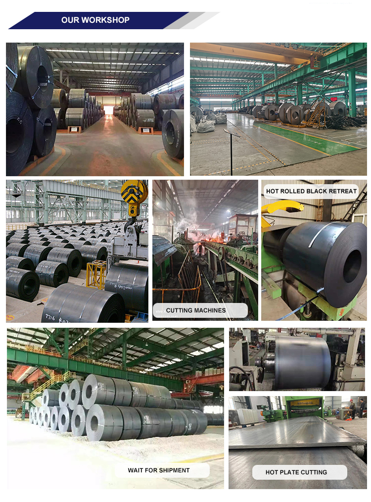 HR Coils Wear Resistant Q195A SPCC ST12-15 Carbon Steel Hot Rolled Coils for Making Steel Pipes Length as your request