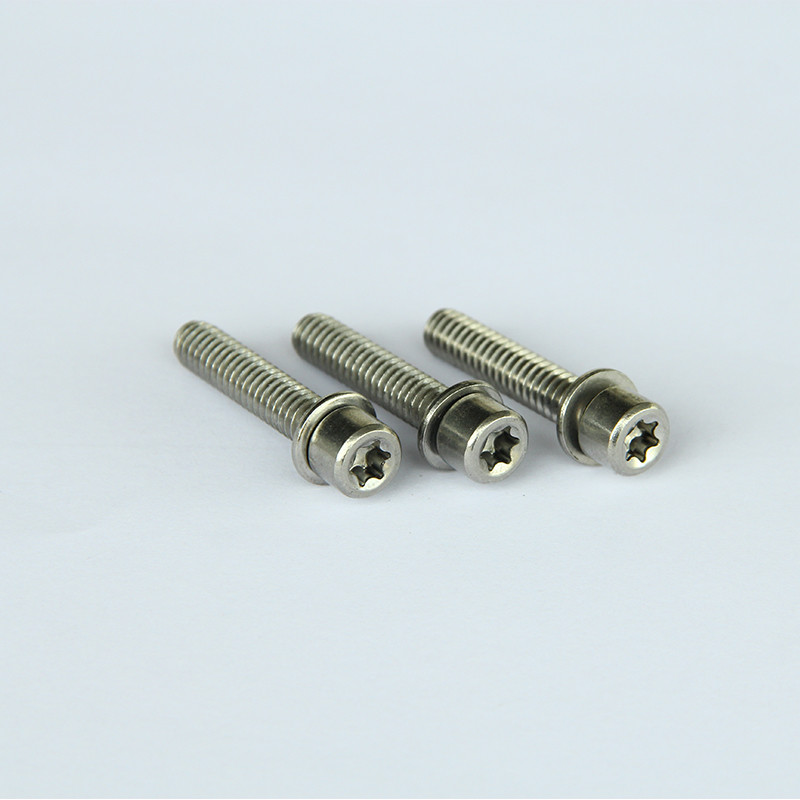 M4x6 Cold Headed Screws , SS316 Hexalobular Socket Pan Head Screw