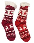 Double Layer Jacquard Soft Cozy Socks Snowflake Ladies Indoor Socks