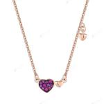 YASVITTI Valentine's Day Jewellery Gift 925 Sterling Silver Necklace Gemstone