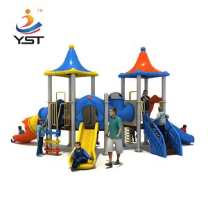 Quality GS Adventure Park Galvanized Kids Playground Slide 15 Kids Capacity wholesale