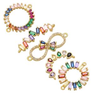 Quality Handmade DIY Gold Jewelry ODM Crystal Bracelet Chain Necklace Connector wholesale