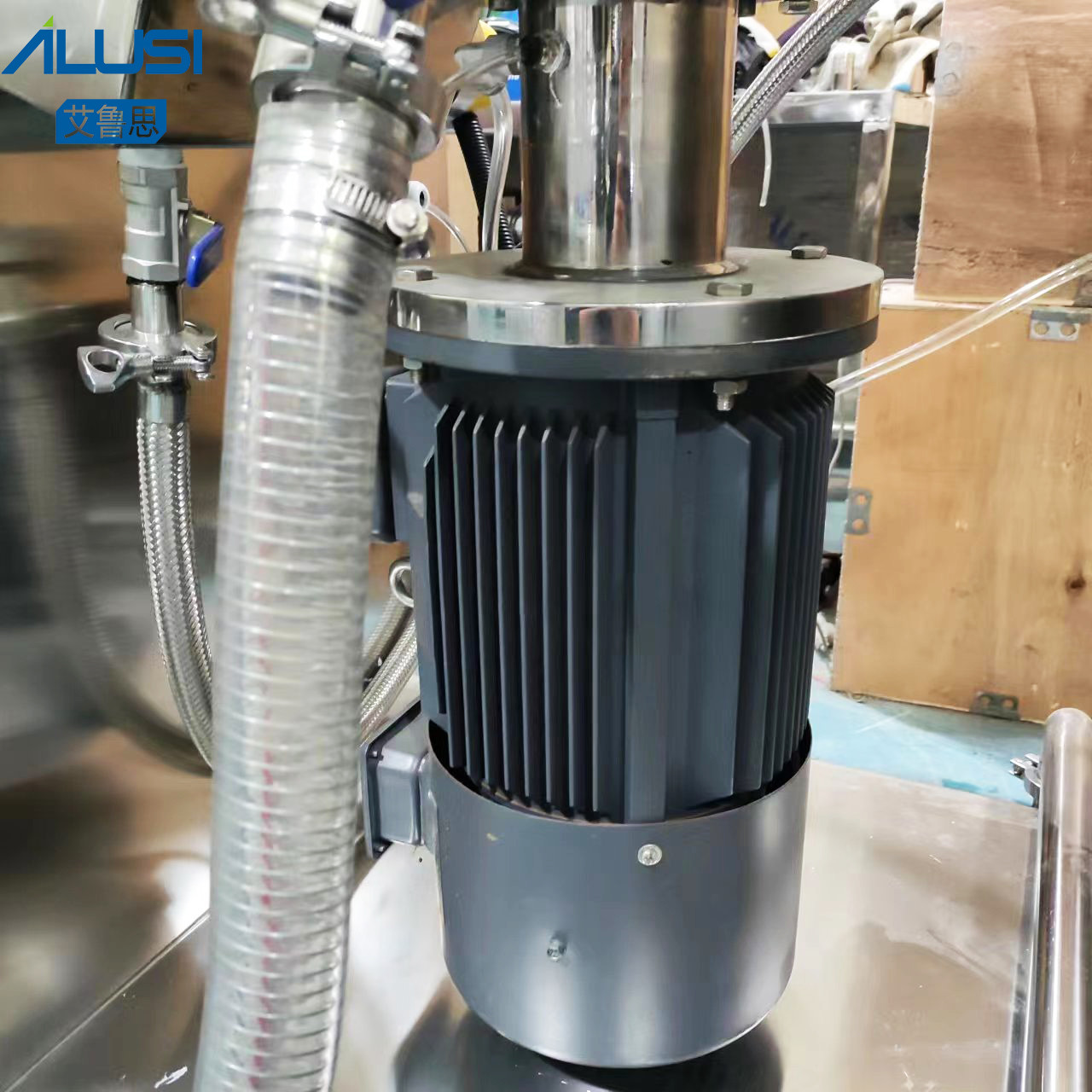 50L PLC Touch Screen Lotion Homogenizer Emulsifier For Cosmetic Making Machine