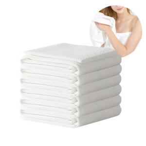 Quality Thick Soft Large Disposable Bath Towels Dry Towels Viscose Plant Fiber Material wholesale