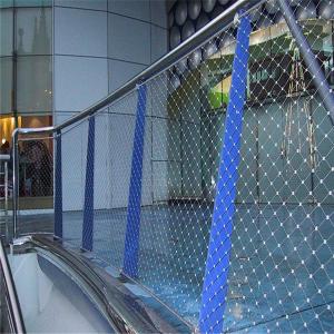 Quality Stainless Steel 316 Anti dropping Rope Mesh For Shopping mall/Market protection wholesale